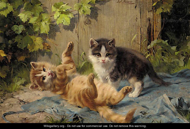 Kittens at play - Julius Adam