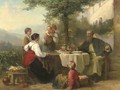 Il pasto del viandante - Karel Frans Philippeau