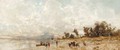 Figures on the shore - Karl Heffner