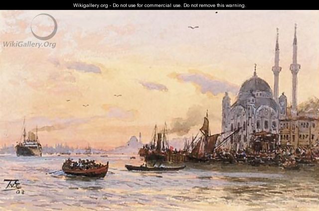 View of Constantinople - Themistocles Von Eckenbrecher