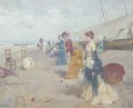 Croquet on the beach - Joan Roig Soler