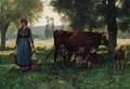 Gardeuse de vaches - Julien Dupre