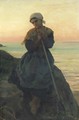 Jeune pecheuse bretonne - Jules (Adolphe Aime Louis) Breton
