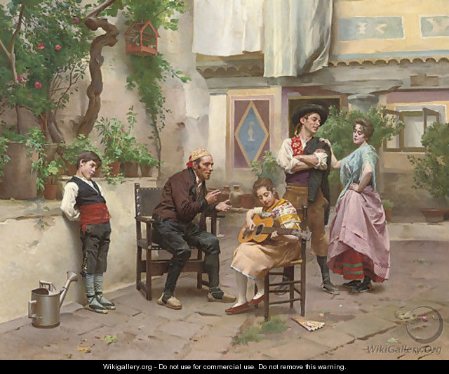 The music lesson - Jules Worms