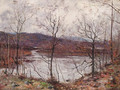 An Autumnal river landscape - Joseph Morris Henderson