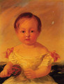 Portrait of the artist's daughter, Elizabeth Caroline Chapman aged 2 - James Chapman