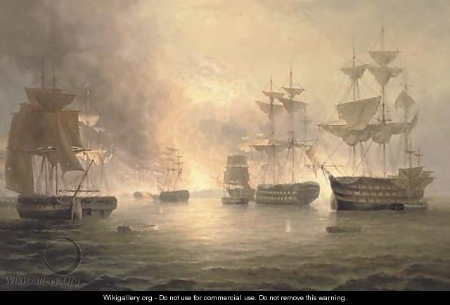The burning of Toulon - James Hardy Jnr
