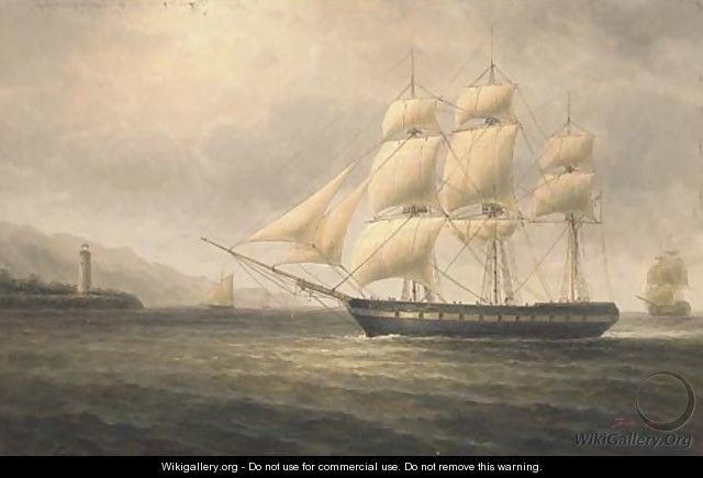 Warships off the coast - James Hardy Jnr