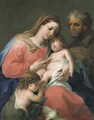The Holy Family with the Infant Saint John the Baptist - Jacopo (Giacomo) Amigoni