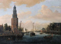 A view of the Oude Schans, Amsterdam - Jacobus Storck