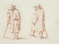 Two men in hats and long coats - Jacques Callot