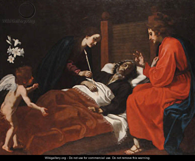 The Death of Saint Joseph - Jacopo Vignali
