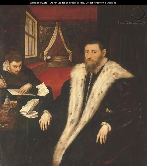 Portrait of a nobleman - Jacopo Tintoretto (Robusti)