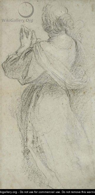 A praying woman, seen from behind - Jacopo d