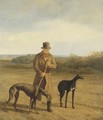 Portrait of Lord Rivers with two Greyhounds - Jacques Laurent Agasse