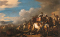 A cavalry battle 2 - Jacques (Le Bourguignon) Courtois