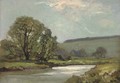 A river landscape - James Aumonier