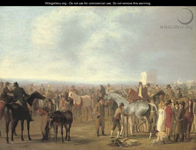 A Race Meeting at Epsom - Jacques Laurent Agasse