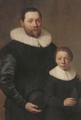 Double portrait of a father and son - Jacob Gerritsz. Cuyp