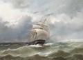The return of the squadron of Prince Hendrik of the Netherlands by the English coast in 1847 - Jacob Eduard Van Heemskerck Van Beest