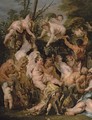 The Revel of Bacchus and Silenus - Jacob Jordaens