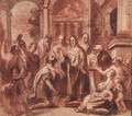 Christ and the Headman of Capernaum - Jacob Jordaens