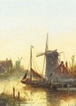 Early morning and sunset over Zaandam - Jan Jacob Coenraad Spohler