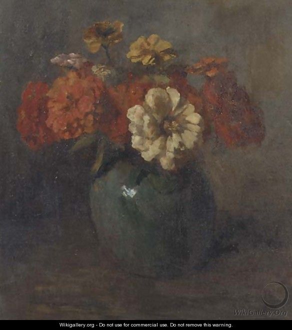 A colourful bouquet - Jacob Simon Hendrik Kever