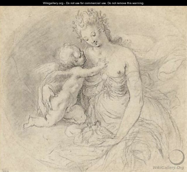 Venus and Cupid - Jacob Matham