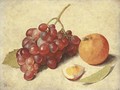 A bunch of grapes on the vine - Jacob van Hulsdonck