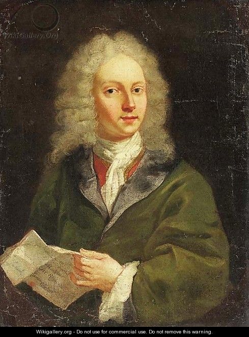 Portrait of a gentleman, said to be Joseph Addison (1672-1719) - Italian School