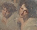 Studies of two male busts - Italian School