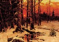 Sunset through the Trees - Iulii Iul'evich (Julius) Klever