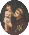 Saint Francis Xavier with a vision of the Christ Child - Italian School