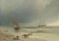 Going aground - Ivan Konstantinovich Aivazovsky