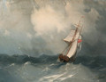Cutter in choppy Seas - Ivan Konstantinovich Aivazovsky