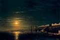 A moonlit view of Odessa from the Black Sea - Ivan Konstantinovich Aivazovsky
