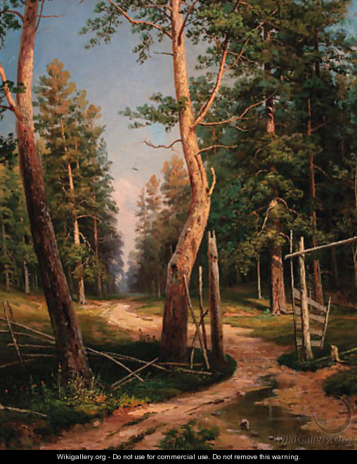 A path in a wood - Ivan Shishkin