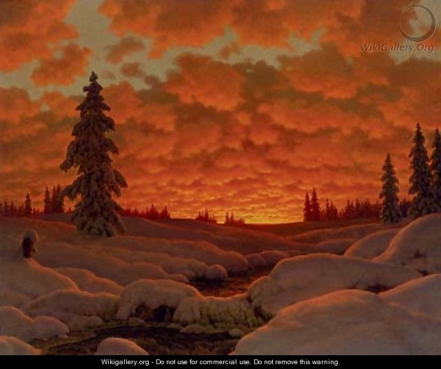 Winter Landscape - Ivan Fedorovich Choultse