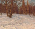 Winter Landscape at Dusk - Ivan Fedorovich Choultse