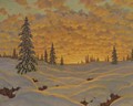 Sunset in Finland - Ivan Fedorovich Choultse