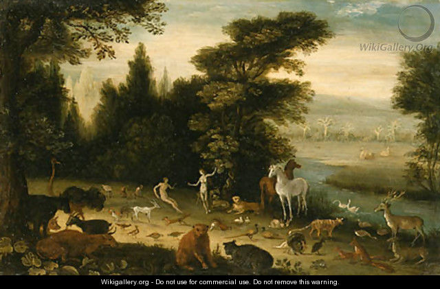 The Garden Of Eden Jacob Bouttats Wikigallery Org The Largest Gallery In The World
