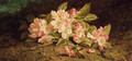 Apple blossom on a mossy bank - John Fitz Marshall
