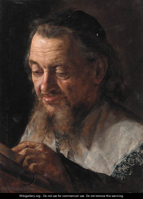 Portrait of a Rabbi - Isidor Kaufmann