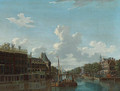 View of the Kloveniersburgwal in Amsterdam - Isaak Ouwater