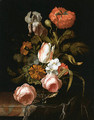 A tulip and Roses - Isaak Denies