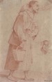 Study of a monk - Italian School