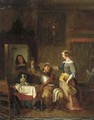 The drunken suitor - Ignatius Josephus van Regemorter