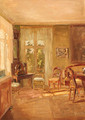 A sunlit interior - Hugo Vilfred Pedersen