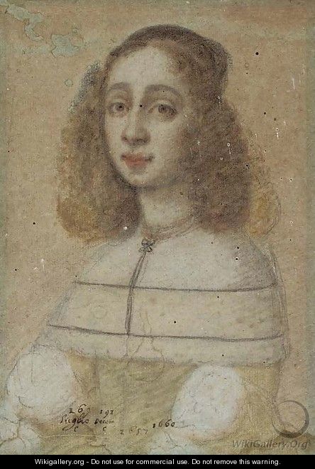 Portrait of a young lady - Ippolito Leoni